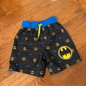 Batman Kids‎ Shorts - Black with Blue and Yellow Accents
